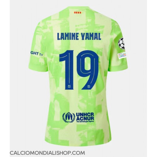 Maglie da calcio Barcelona Lamine Yamal #19 Terza Maglia 2024-25 Manica Corta